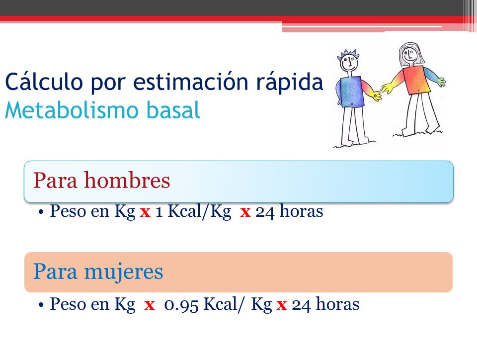 Como calcular peso basal